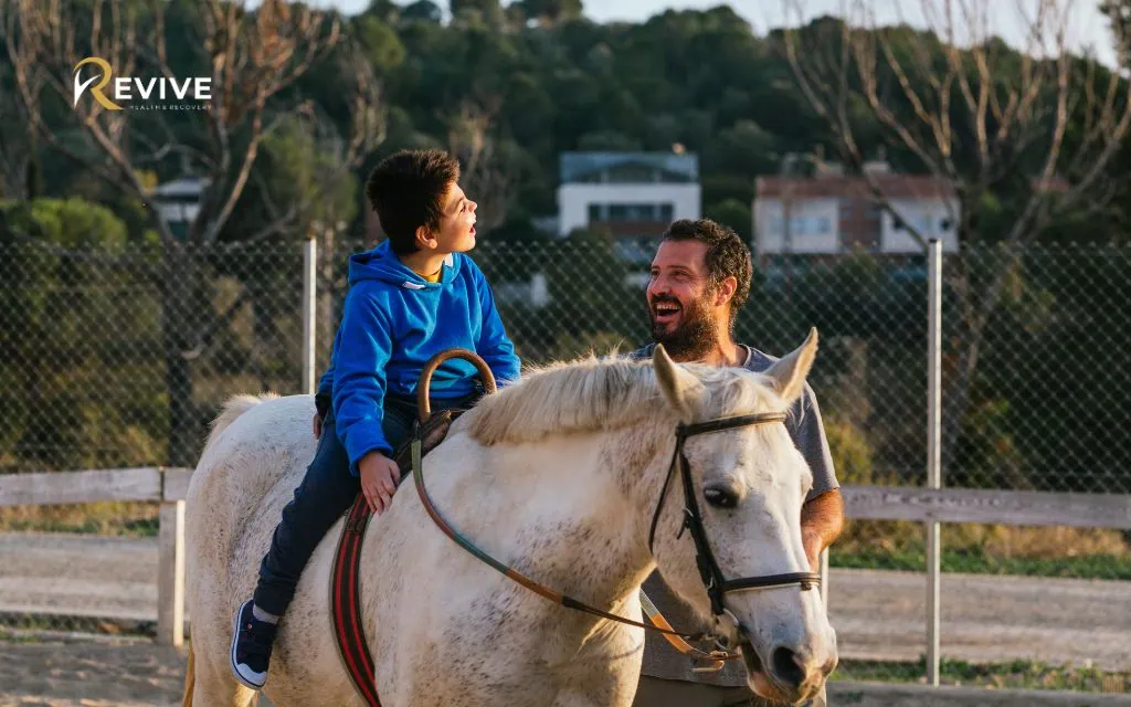 Equine therapy healing with horses
