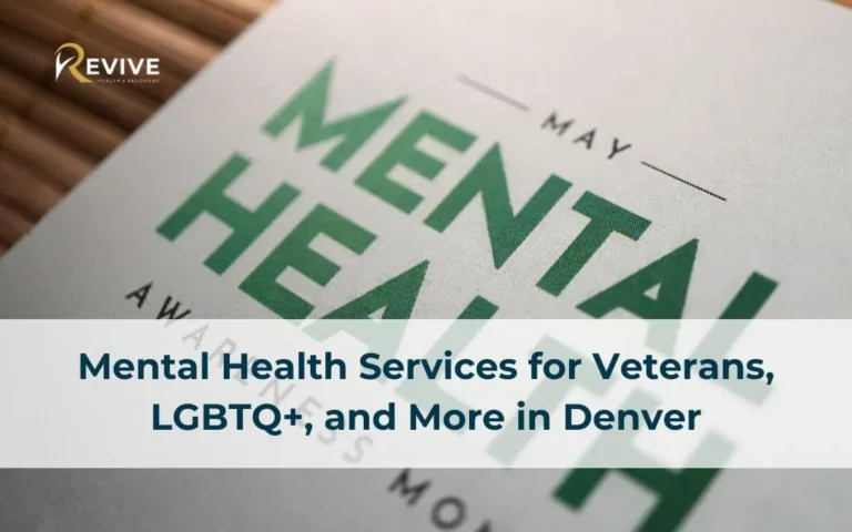 Mental Health Services for Veterans, LGBTQ+, and More in Denver