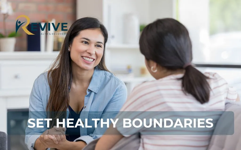 Trauma treatment: Set healthy boundaries