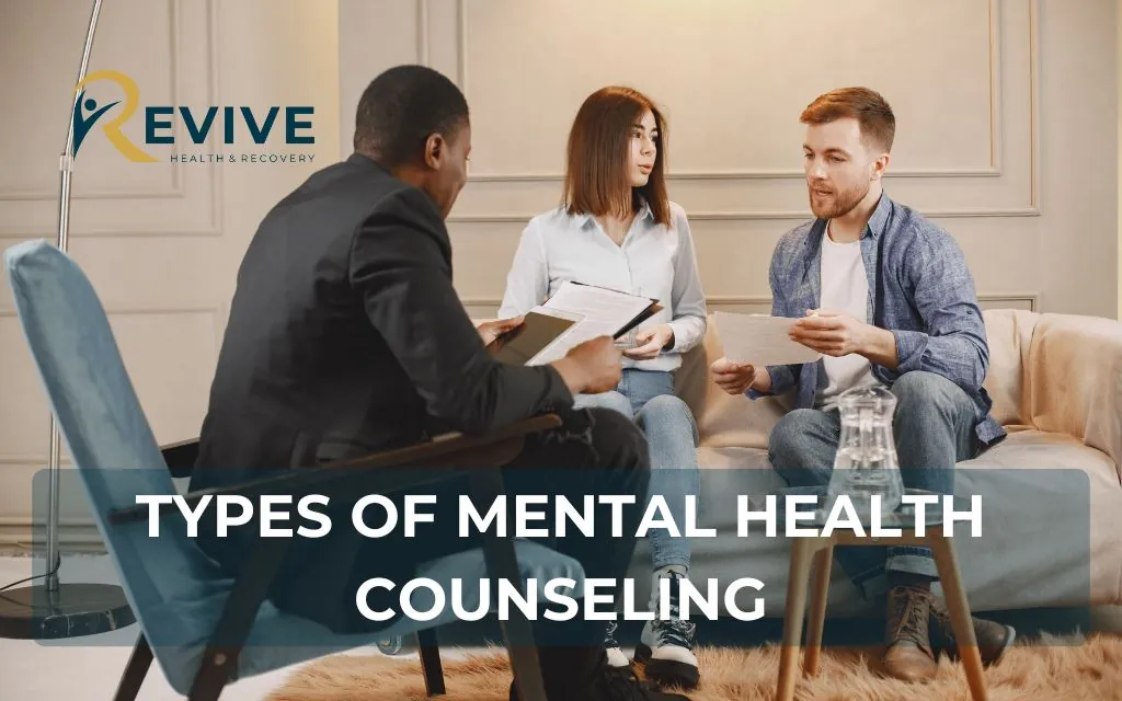 Types of mental health counseling