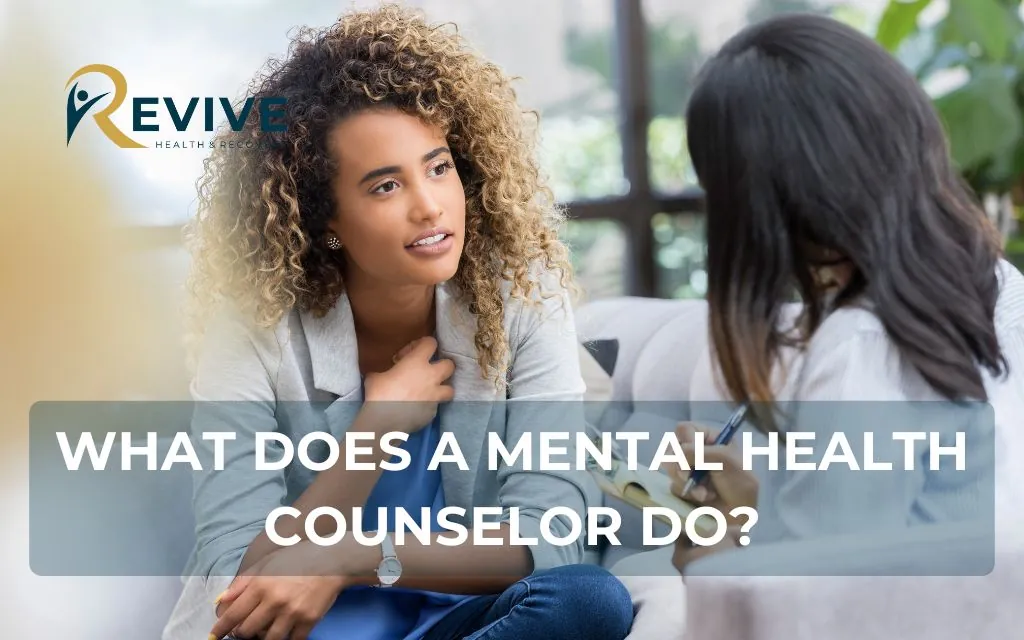 What does a mental health counselor do?